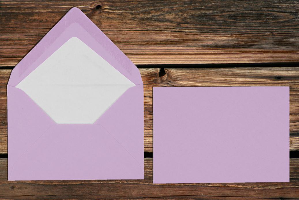 Briefhüllen mit Seidenfutter C7 81x114 mm Nassklebend Orchidee gerippt 100 g/qm